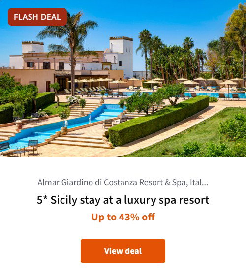 5* Sicily stay at a luxury spa resort