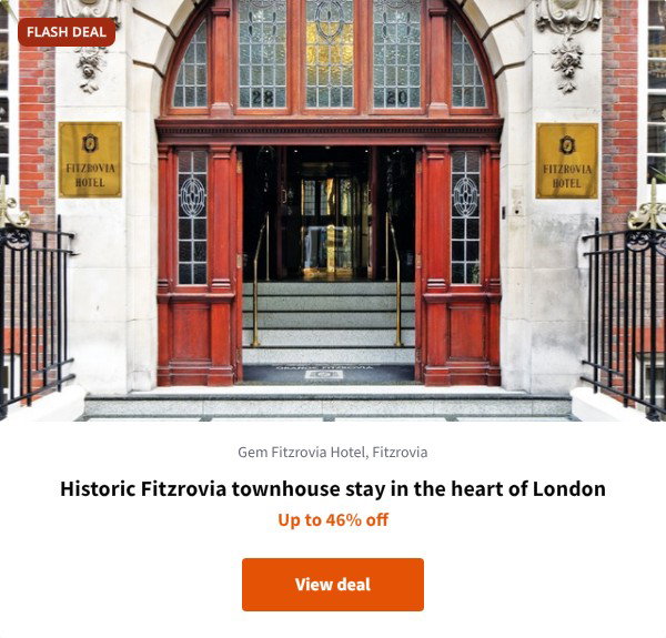 Historic Fitzrovia townhouse stay in the heart of London