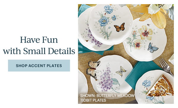 Have Fun with Small Details  [SHOP ACCENT PLATES]