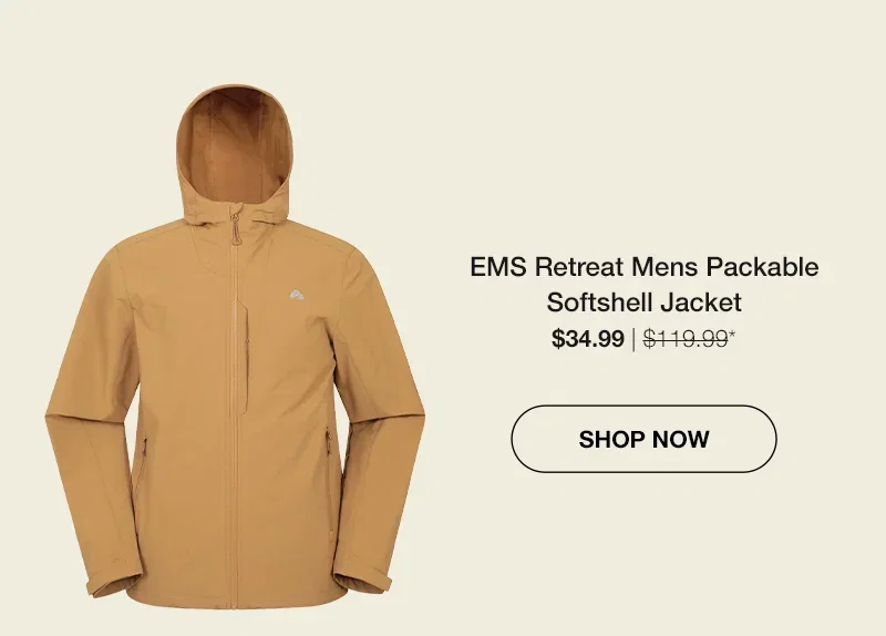 EMS Retreat Mens Packable Softshell Jacket
