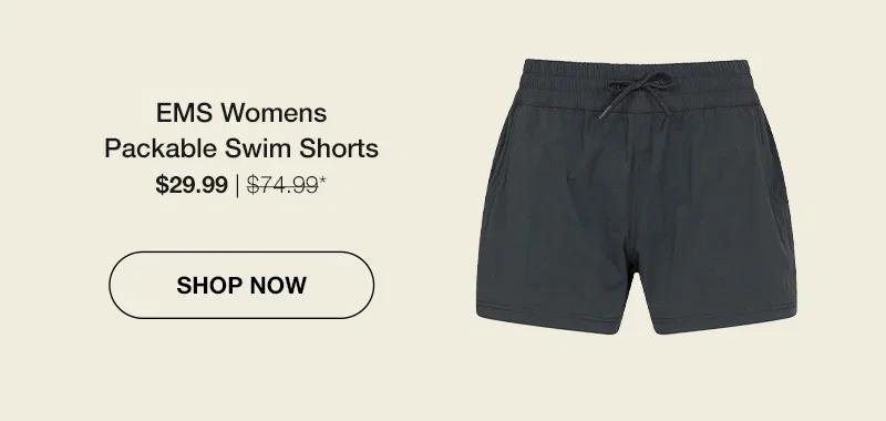 EMS Womens Packable Swim Shorts