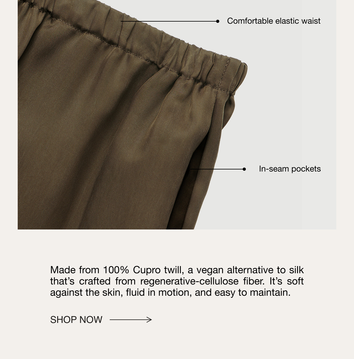 The Everyday Pant, Cupro