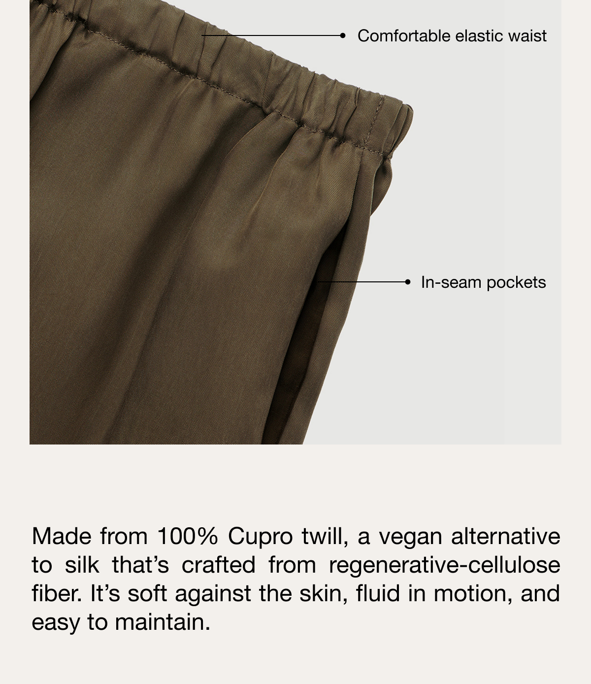 The Everyday Pant, Cupro
