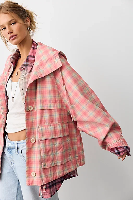 Jojo Printed Hoodie Jacket