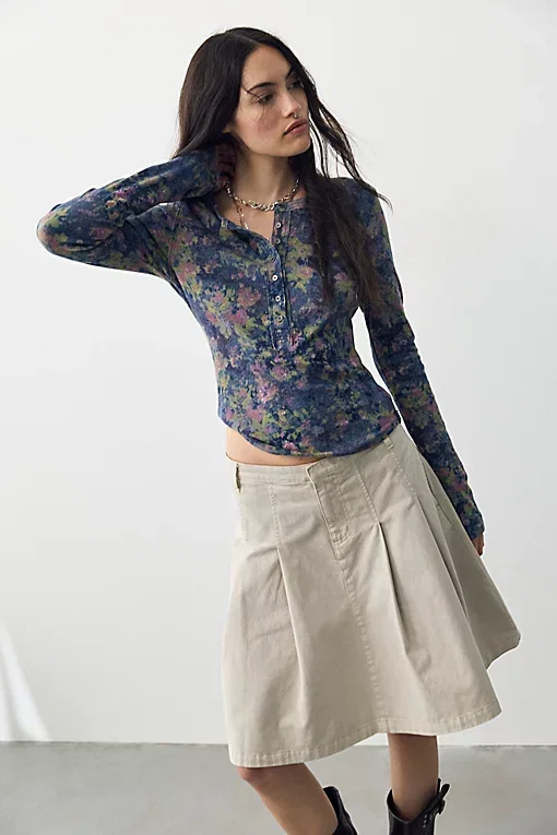 Jamie Printed Henley
