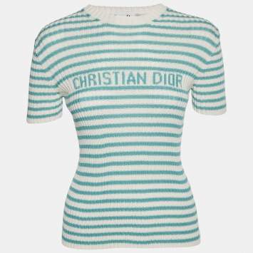 Christian  Cream/Blue Striped 