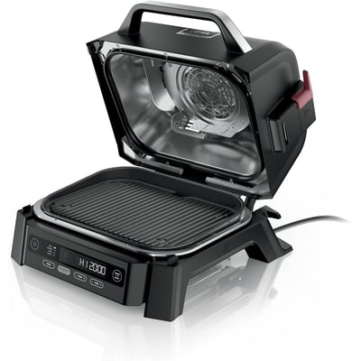Ninja 4-in-1 Electric Woodfire Outdoor Grill, Grill, Smoker, Weather Resistant, Nonstick, Model #OG301