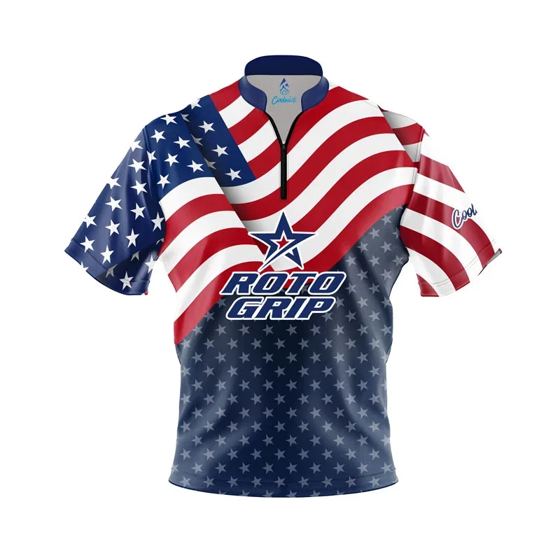 Image of USA Freedom Fast Track CoolWick Bowling Jersey - Roto Grip