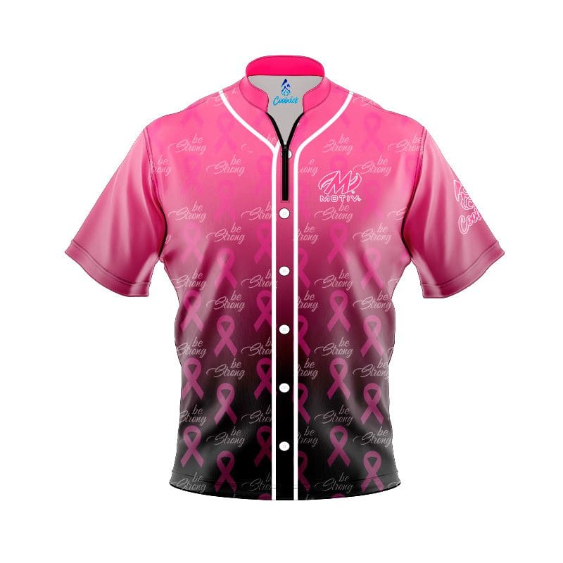 Image of Motiv Breast Cancer Baseball Fast Track CoolWick Bowling Jersey