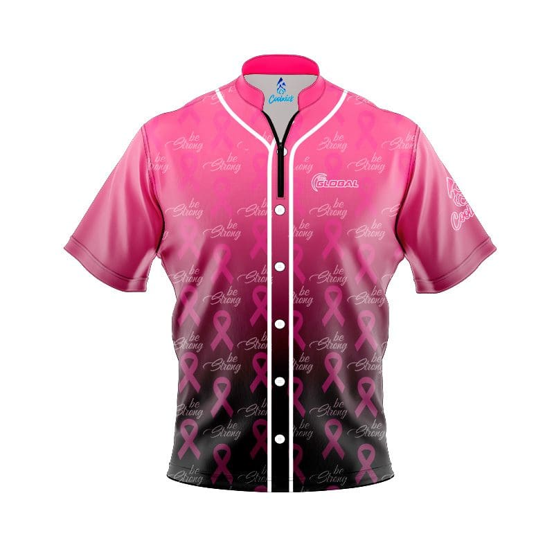 Image of 900 Global Breast Cancer Baseball Fast Track CoolWick Bowling Jersey