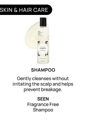 SEEN Skin-Caring Shampoo Fragrance Free 8.6 fl. oz.
