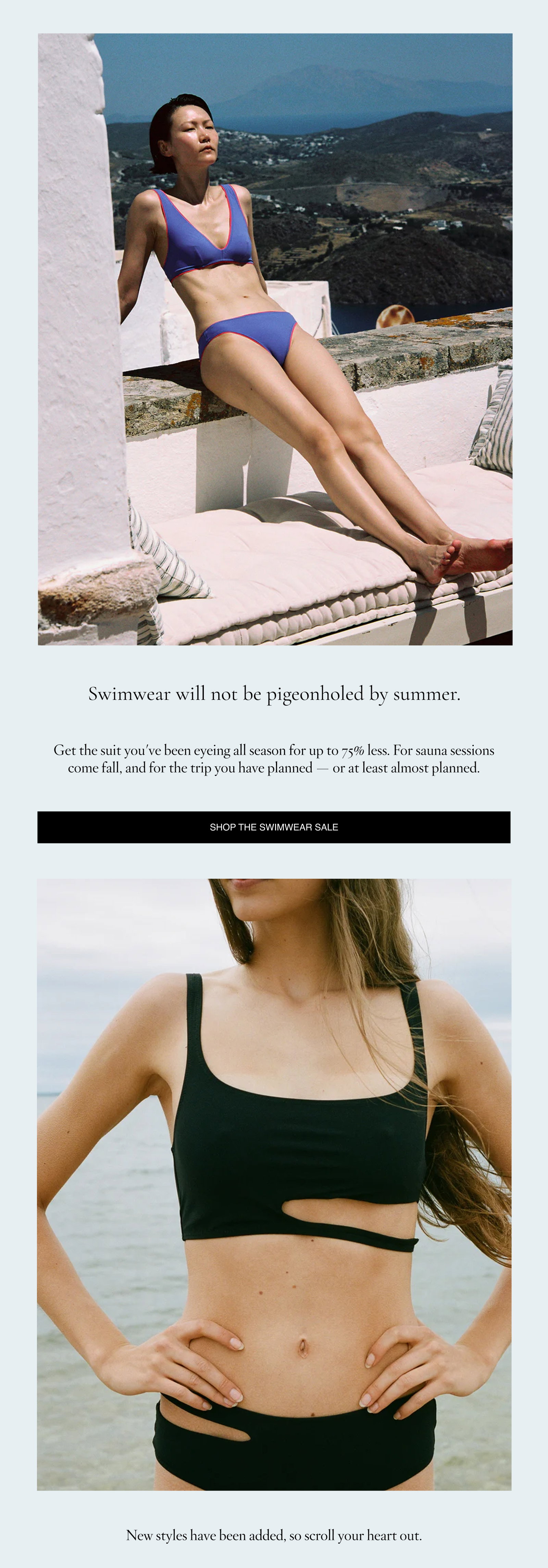 Shop swim styles up to 75% off