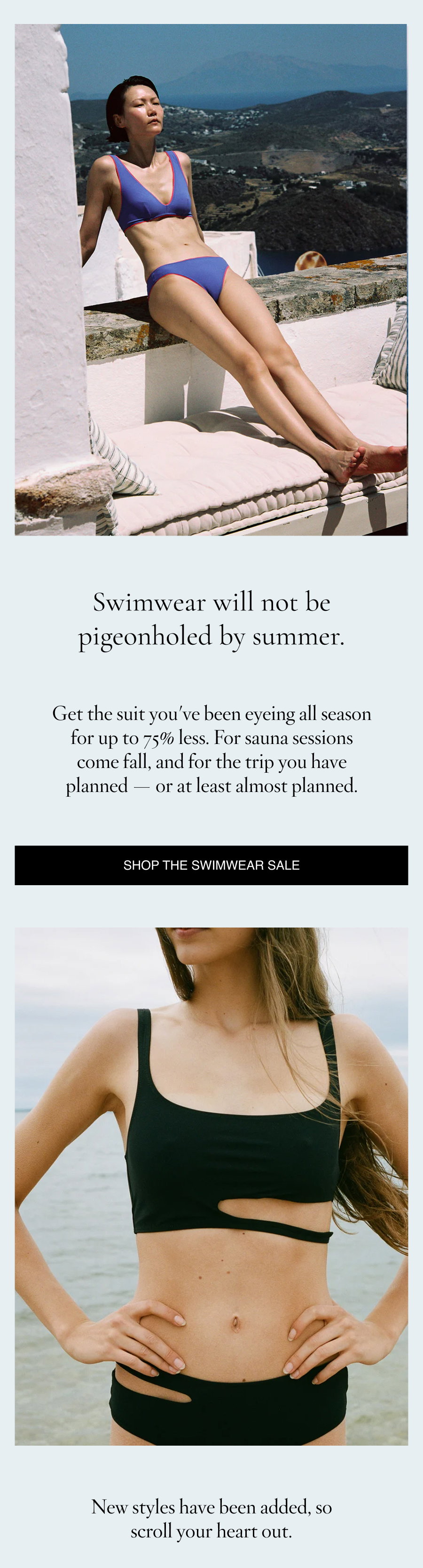 Shop swim styles up to 75% off