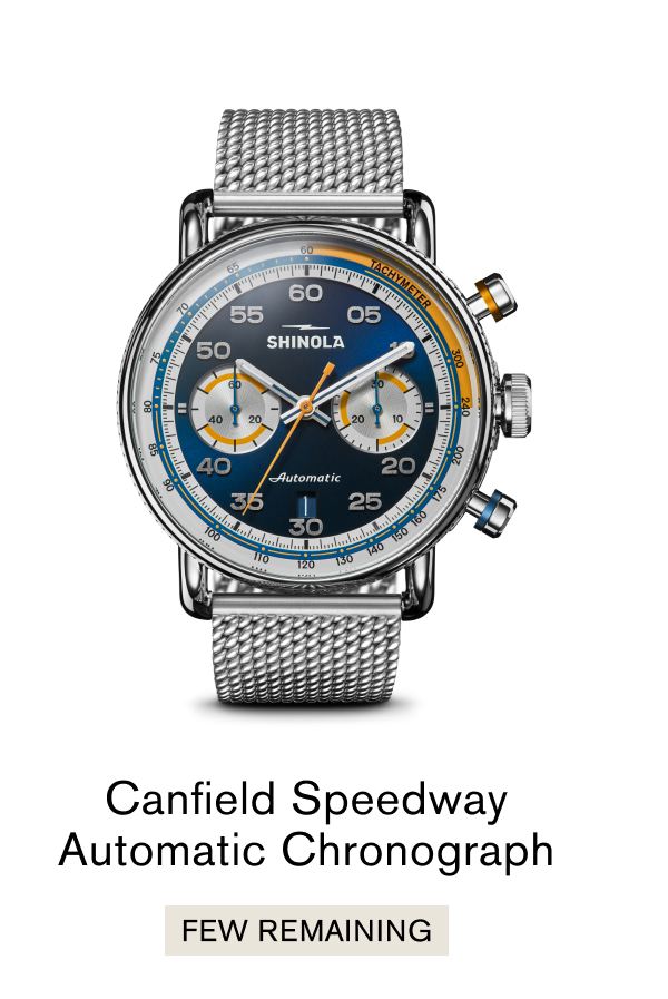 Canfield Speedway Automatic Chronograph | FEW REMAINING