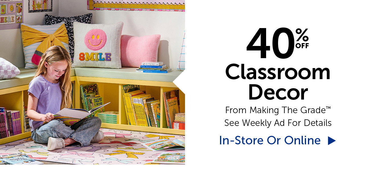40% Off Classroom Decor - From Making The Grade™