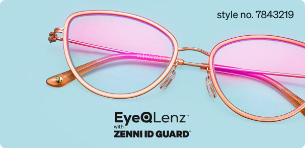 EyeQLenz with Zenni ID Guard. Style no. 7843219