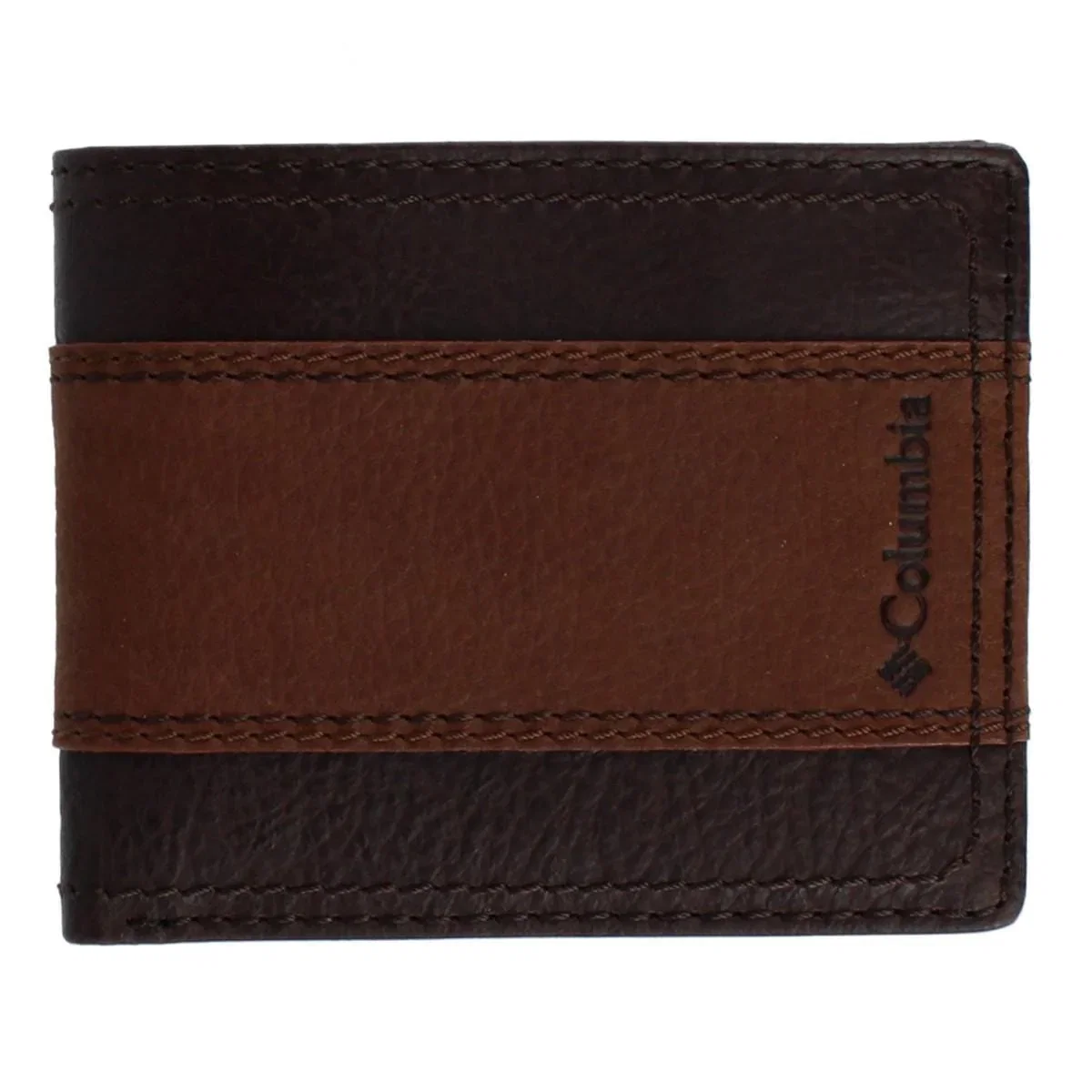 Image of Columbia Men's Leather RFID Two Tone Bifold Wallet