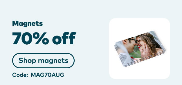 70% off magnets. Code: MAG70AUG. Shop magnets.