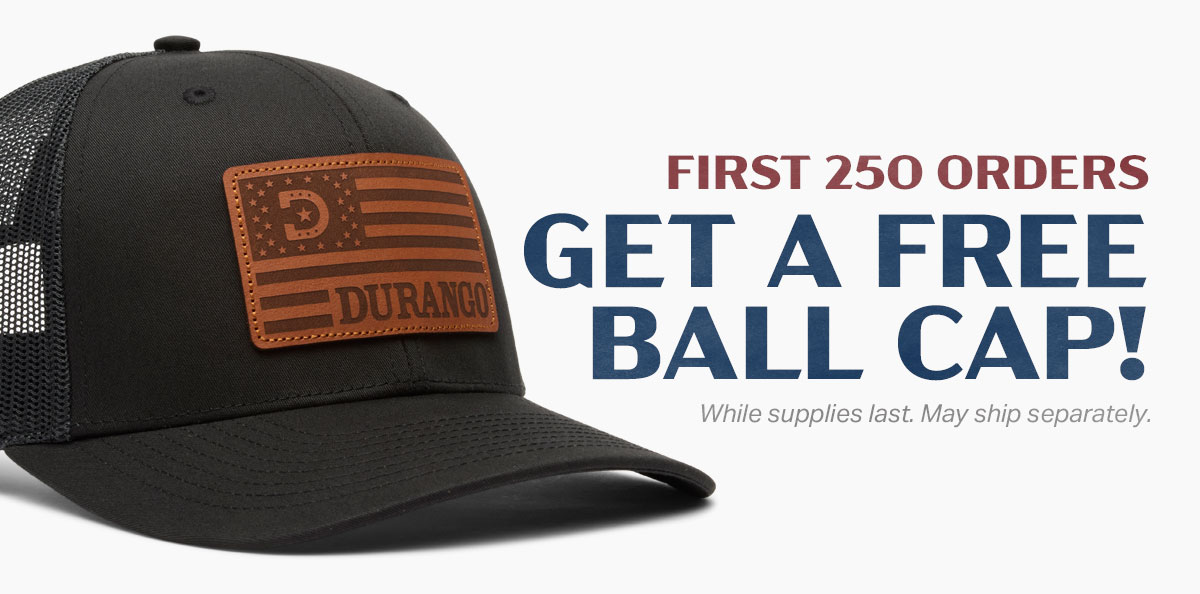 First 250 orders get a free ball cap!