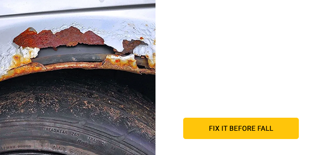 How to fix rust on a truck