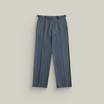 Ford Wool Linen Silk Trousers in Zuma