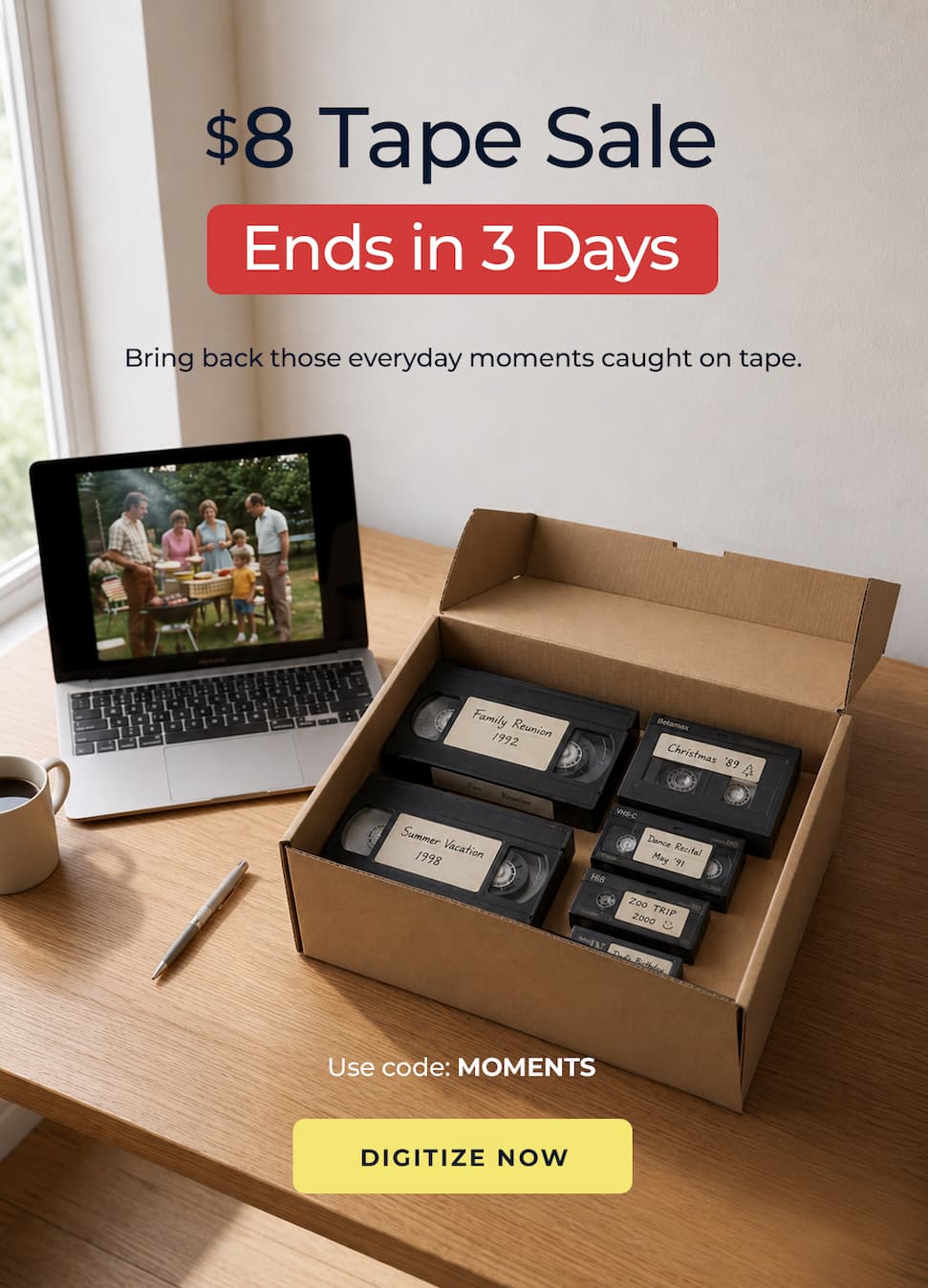 Everyday moments on Tape
