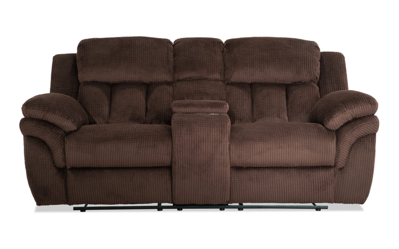 Trevor Brown 81'' Manual Reclining Console Loveseat
