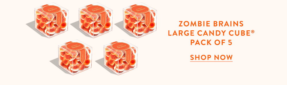 Shop Zombie Brains Large Candy Cube® Pack of 5