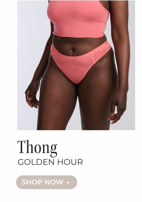SHOP ESSENTIAL THONG IN GOLDEN HOUR