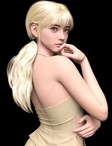 PA Helena Hair for Genesis 9 Feminine