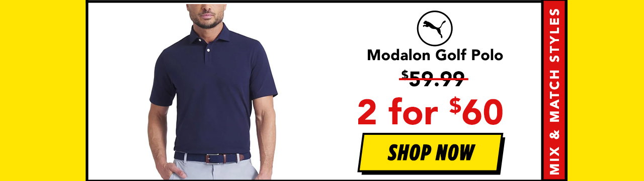 PUMA Modalon Golf Polo - ON SALE