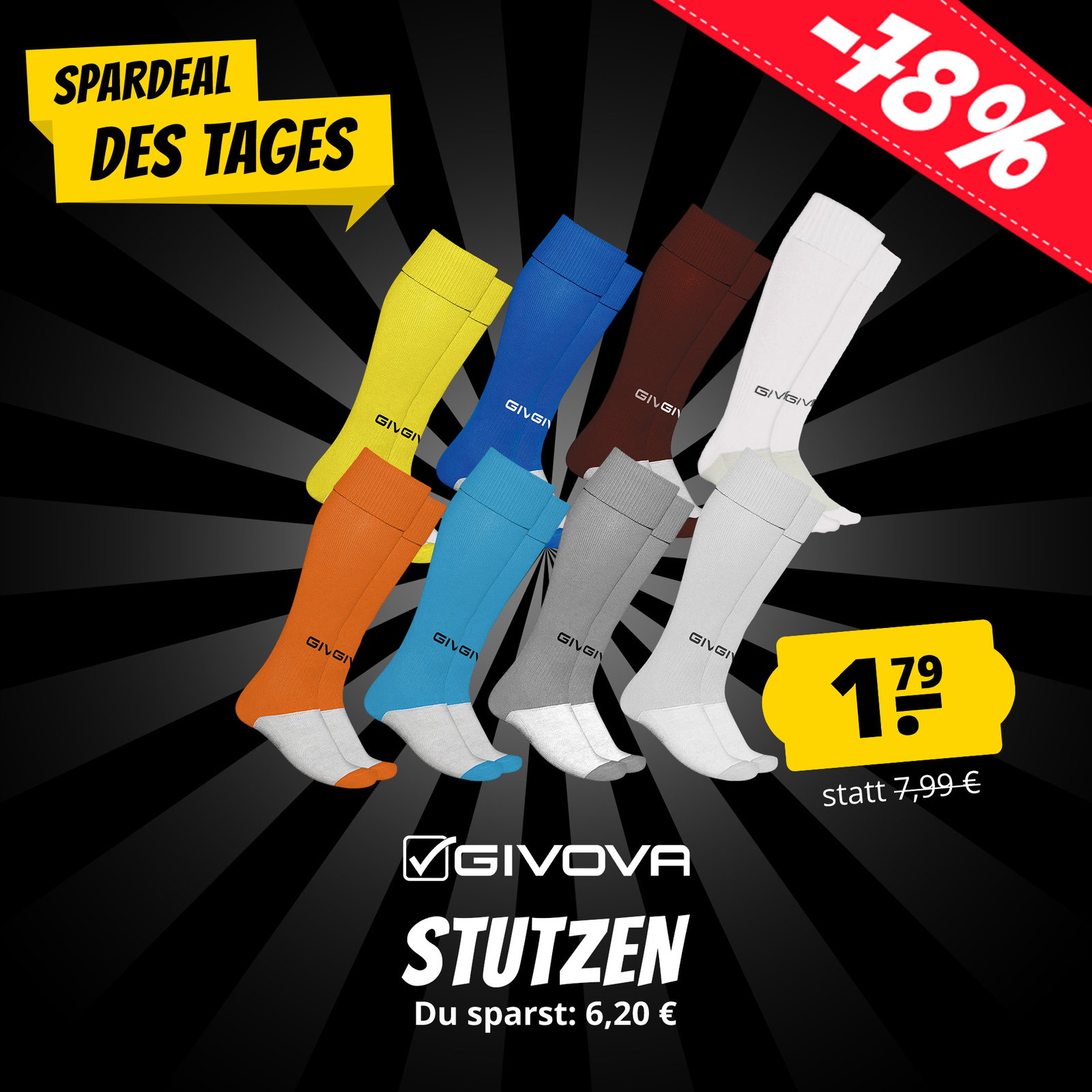 Givova Stutzen "Calcio" C001-0003