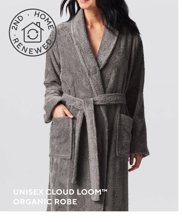 Unsiex Cloud Loom Organic Robe
