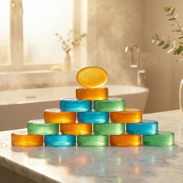 18 Pack Pears Soap, Face & Body Soap, Variety (6 Per Scent)