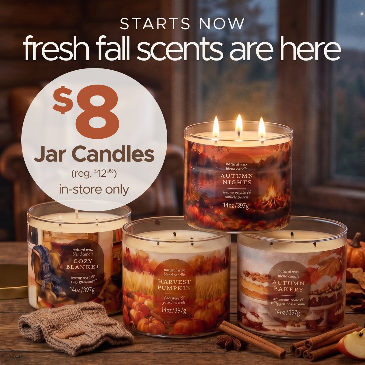 Fall Jar Candles