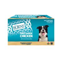 Burns Free Range Chicken with Carrots & Brown Rice 6 x 395g