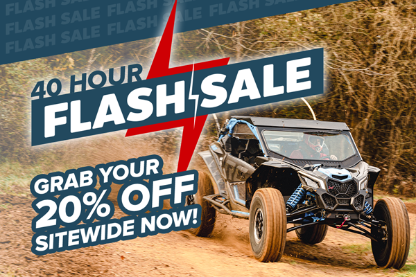 40 Hour Flash Sale - Get 20% off sitewide savings