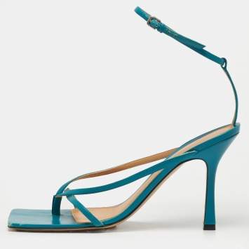 Stretch Size 40 Blue Leather A