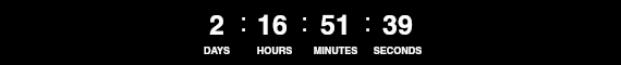 72 Hour Countdown Timer