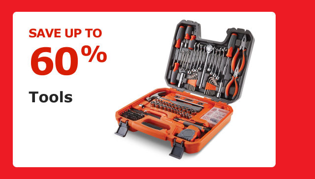 Save up to 60%. Tools.