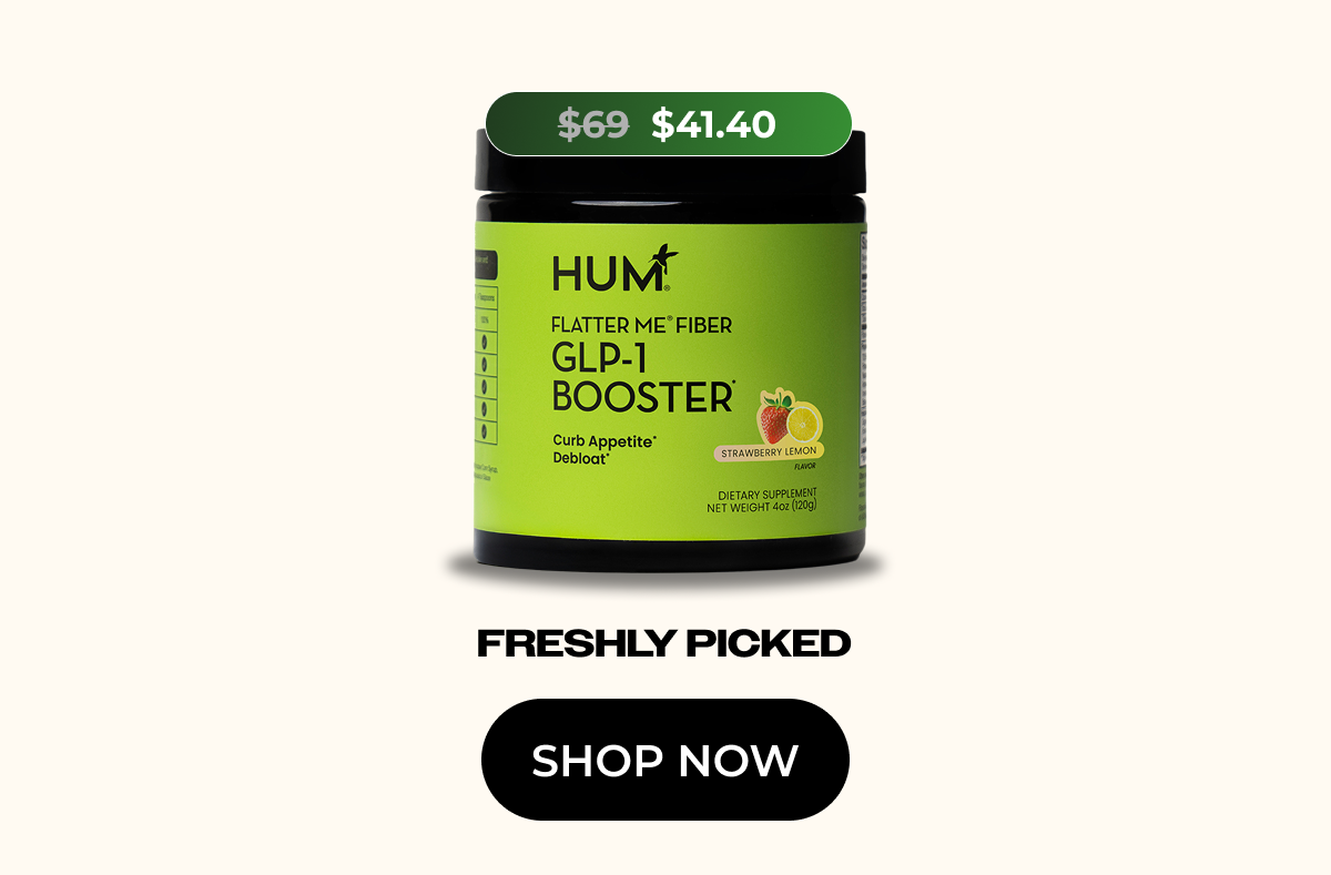 40% off your first subscription - Flatter Me Fiber GLP-1 Booster Strawberry Lemon