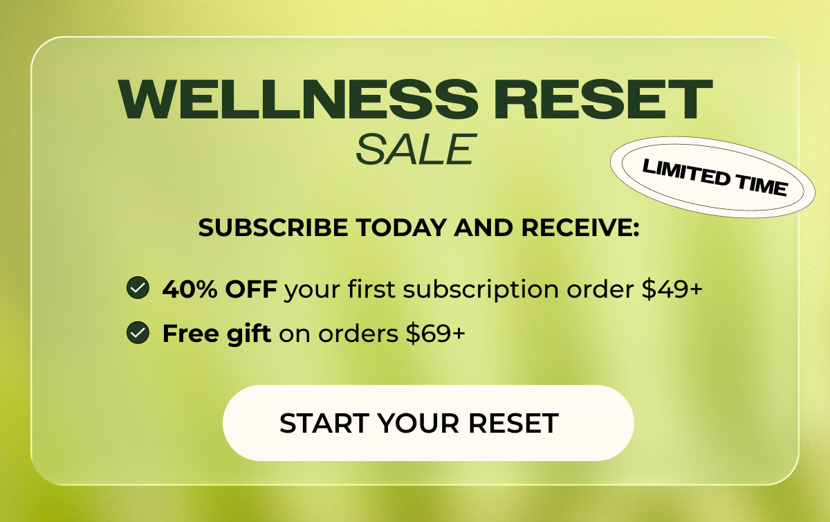 40% off your first subscription