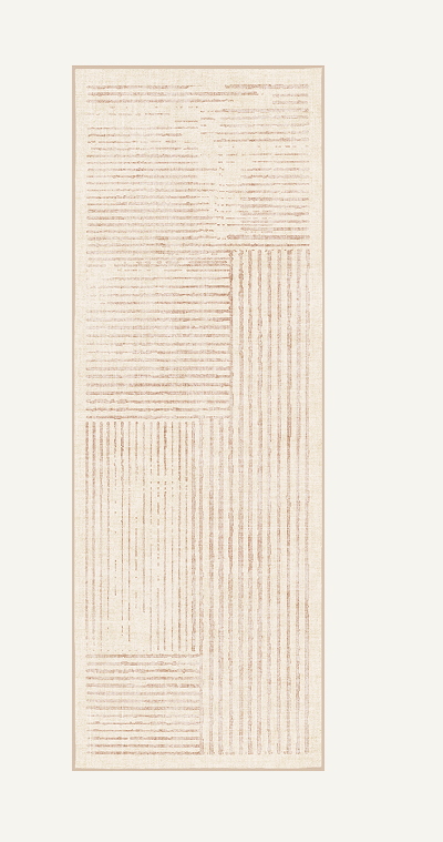 Linear Oasis Neutral  Rug