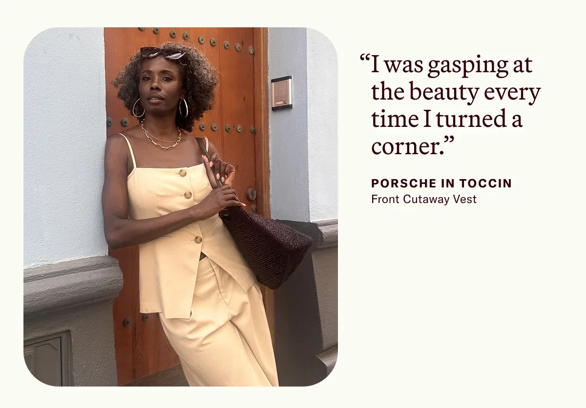 “I was gasping at the beauty every time I turned a corner.”