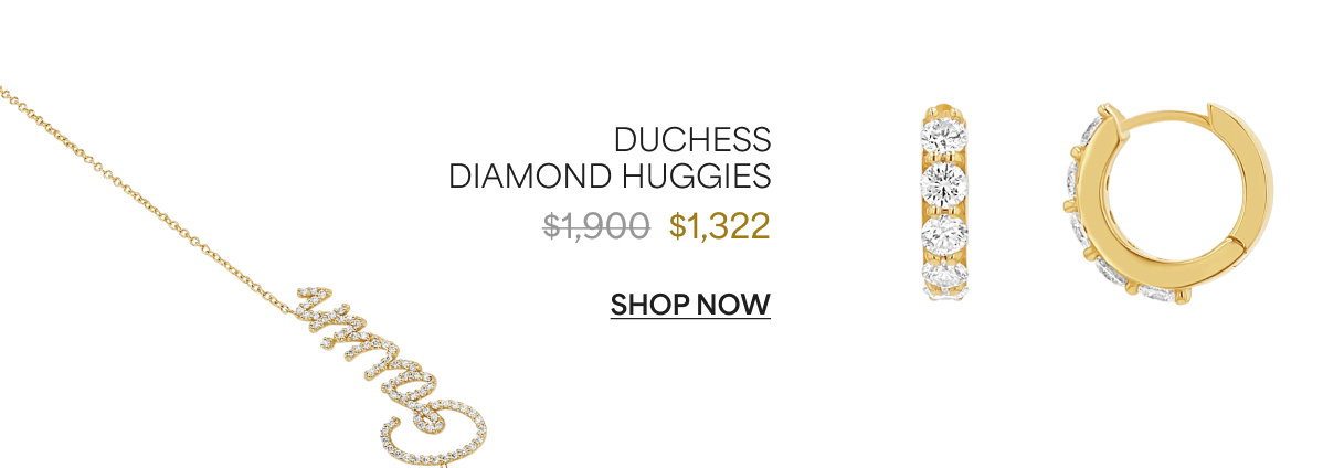 Duchess Diamond Huggies