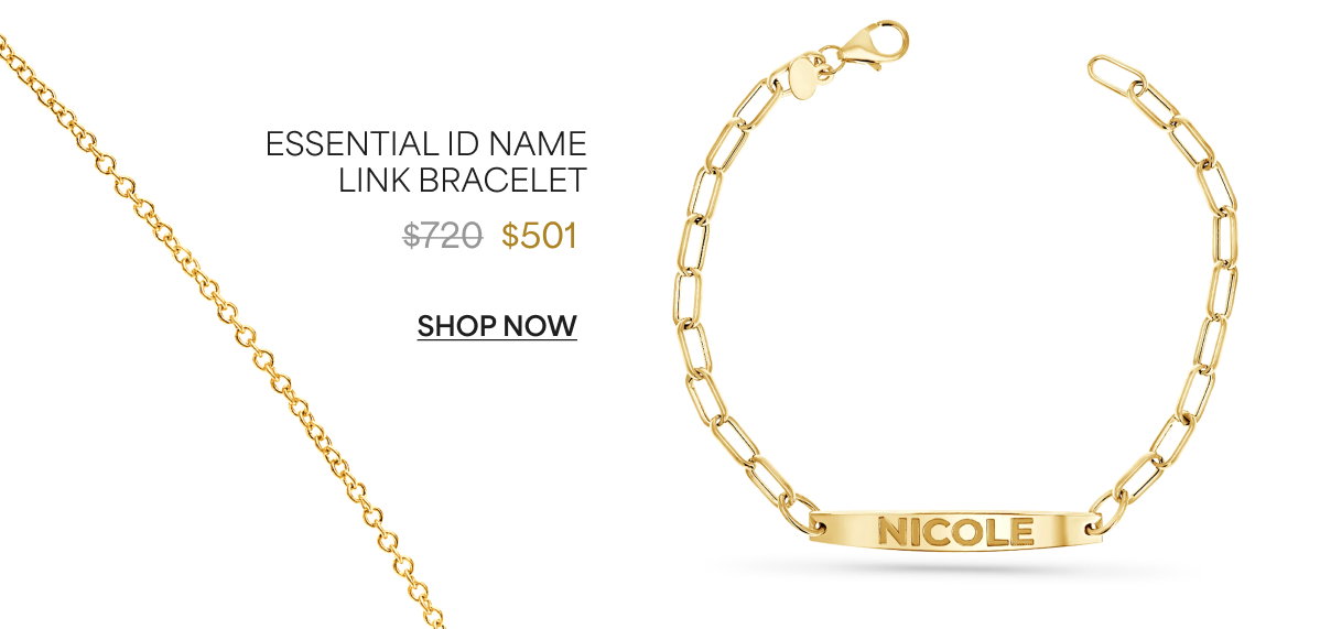 Essential ID Name Link Bracelet