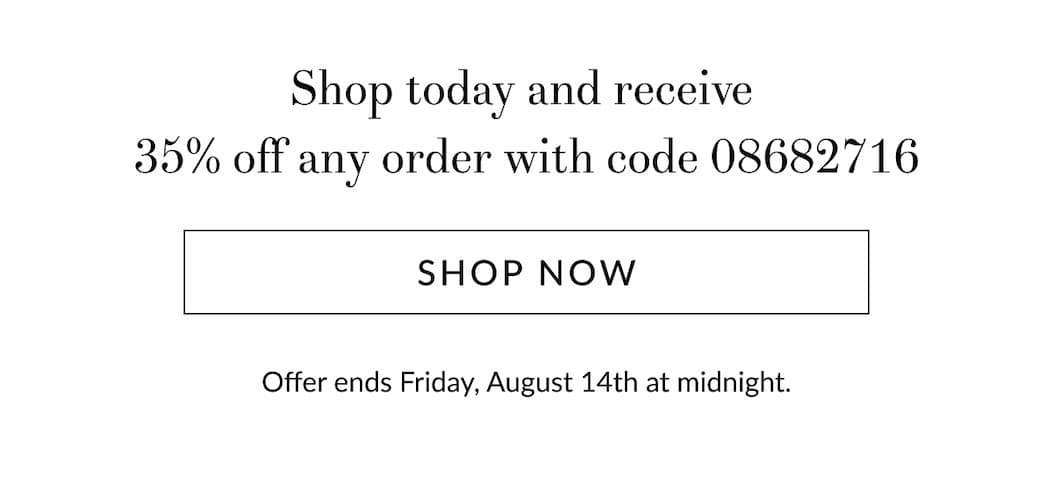 35% off any order [Click here to Shop now]