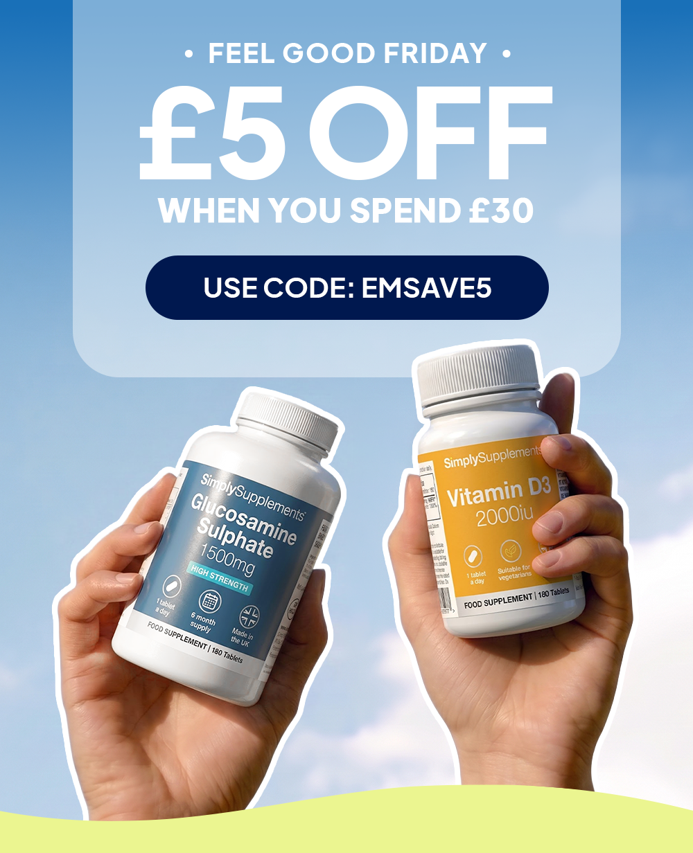 Feel good friday £5 off when you spend £30 Use Code EMSAVE5