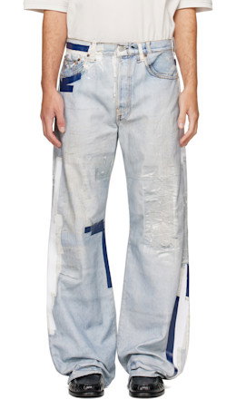 Blue Trompe-L'oeil Tape 2021M Jeans - Acne Studios