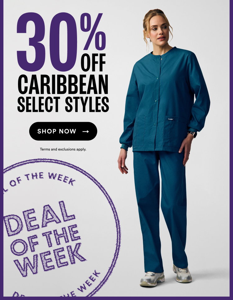 Deal of the Week | 30% Off Caribbean Select Styles | Shop Now